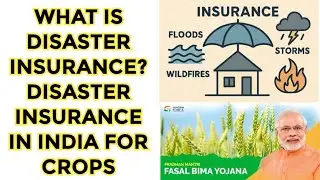 Everything About Disaster Insurance #disaster #disastermanagement #disasterrelief #pmmodi #upsc 