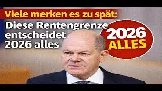 Viele merken es zu sp&auml;t  Diese Rentengrenze entscheidet 2026 alles