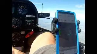 Fying LS-4 glider slowly, very slowly... at 5 km/h and even less...
