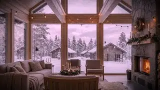 Soothing Christmas Music, Snow Falling, Cozy Christmas Fireside Instrumental, Christmas Songs 2026