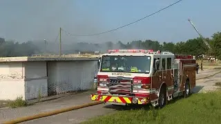 Wilmington FD responds to structure fire at Starway Flea Market
