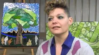 Local mosaic artist shares inspiration behind The Dayton Foundation's 2013-14 Annual Report Cover