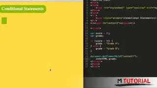 Tutorial JavaScript for beginners #33   Conditional Statements # M Tutorial
