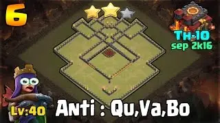 COC - Th10 - Anti Queen Walk Warbase