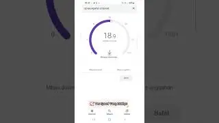 Internet Lebih Murah Dan Cepat Dari Brand Sebelah | Uji Kecepatan Mvnet 20Mbps   #shortvideo