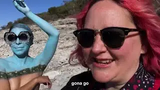 Naked People Get Painted At A Nudist Beach In Austin!