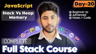 JavaScript Stack vs Heap Memory Explained in Depth | Memory Allocation in JS