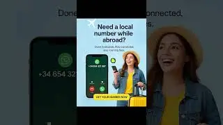 Get a Local Number Abroad in Seconds | Receive SMS & Verify WhatsApp