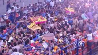 Makara Vilakku at Sabarimala on 14/01/2014