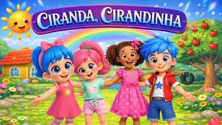 Ciranda , Cirandinha | Música Divertida e Educativa | Música Infantil Para Crianças 🎼 