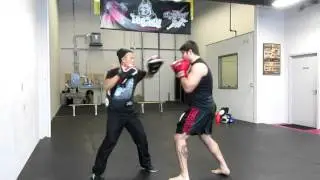 jab, cross, slip, cross // Muay Thai and Kickboxing Combos
