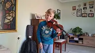 Jamin' with Ben - Huber,  Concertino in G Major #violin #kidtalent #music