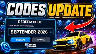 *NEW* ROCKET LEAGUE CODES FOR SEPTEMBER 2026 🔥 FREE CREDITS, CARS + FREE ITEMS! ALL RL REDEEM CODES!