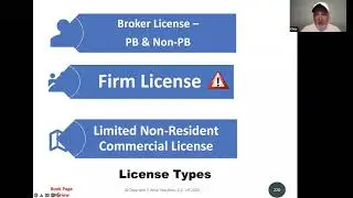 License Law and Commission Rule Comments