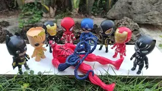 AVENGERS SUPERHERO STORY, MARVEL'S HULK VS SPIDERMAN, SPIDERGWEN, BLACK PANTHER, WOLVERINE 