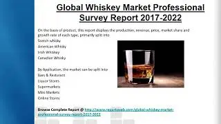 Whiskey Market 2017 Emerging Trends