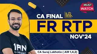 Final Nov 24 | Financial Reporting | RTP Discussion | Live | CA Suraj