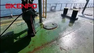 Marine High Pressure Water Blaster 500 Bar | Onboard Operation
