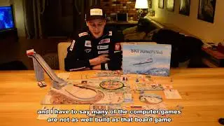 Ski Jumping board game with Pawel Wasek, Polish ski jumping team