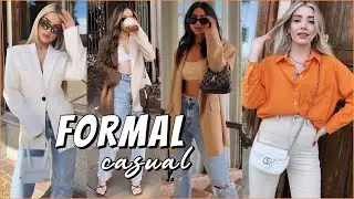 2024 FORMAL FASHION TRENDS | COMO VESTIR FORMAL CON ROPA B&Aacute;SICA Y SENCILLA MODA 2024