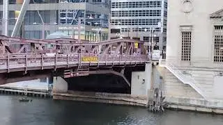 Chicago downtown walk passing four bridges | November 2025 | W Adams St. to W Washington Blvd.