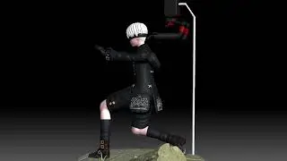 Nier automata: Yorha 9S 3d figure