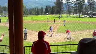 Christian Wetzel rips a 2 RBI Triple with a wicked bad slide!