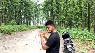 Krishna theme song Flute cover || in jungle|| Mahabharat || music ||