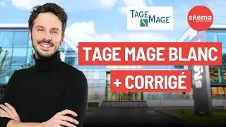 TAGE MAGE blanc + Corrig&eacute; (100% in&eacute;dit) - SKEMA x Arnaud S&eacute;vign&eacute;