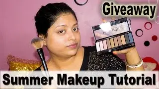 Easy Summer Makeup Look for Indian Skin | Giveaway ( Summer skincare combo) - Enroll Now