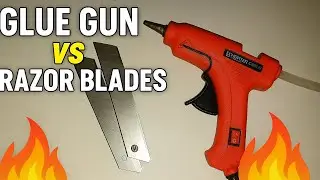 GLUE GUN 🆚RAZOR BLADES|| New video Foru ||Royal craft👑#experiment