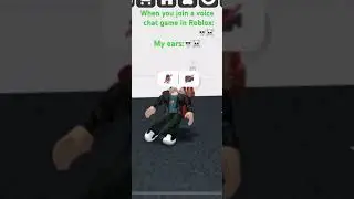 When you join a voice chat game in Roblox:💀☠️ #roblox #voicechat #shorts