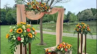 allestimento floreale per il Matrimonio di Andrea e Silvia