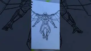 I drew The Falcon! #thefalcon #marvelstudios #thefalconandthewintersoldier #anthonymackie #artborne