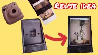 Make a instax photo case from empty cartridge |Reuse ideas