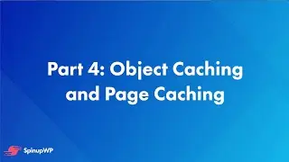 Object Caching and Page Caching -  Install WordPress on Ubuntu 20.04 Part 4/9