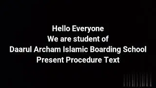 PROCEDURE TEXT PRESENTATION