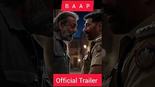 Baap Official Trailer | Sanjay Dutt, Sunny Deol & Jackie Shroff | Bollywood 2025 #ytshorts #trailer