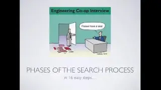 Introduction to Co-op - The Co-op Search process (University of Cincinnati)
