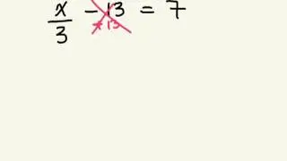 How to solve Equations using Inverse Operations 4.2 gr 9 academic