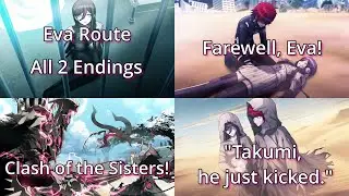 Eva Route | Full Playthrough | All 2 Endings | The Hundred Line: Last Defense Academy