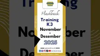 Flashback Kegiatan Training K3 Geo Mandiri Kreasi Bulan November - Desember 2025 #trainingk3 #2025
