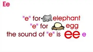 Get to know Letters: | D, E & F || Mels phonics 44 ||