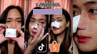 LANBENA Nose Plants Pore Strips from Tiktok | REVIEW | Black and white heads remover