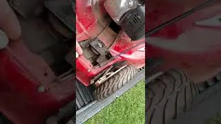Toro self-propelled lawn mower cheap easy fix instead of buying a cable one zip tie