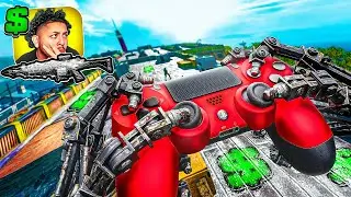$300 CONTROLLER vs Solo QUADS on Rebirth Island  (Handcam + Settings)