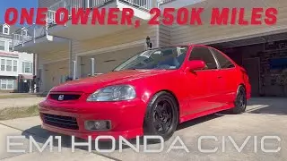 First Detail in over 20 years feat.  EM1 Honda Civic