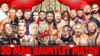 WWE 2K26 Undisputed Title Gauntlet Match – Realistic Simulation!