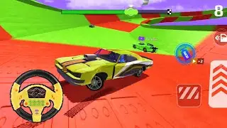👽 Impossible Crazy Cars Mega Ramp Car Stunts Racing Master Simulator Games Android Gameplay P104