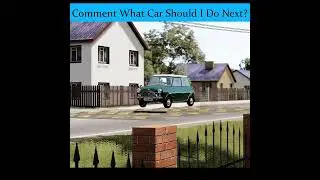 Austin Mini Cooper Vs Village Speed Bumps - Beamng Drive #shorts
